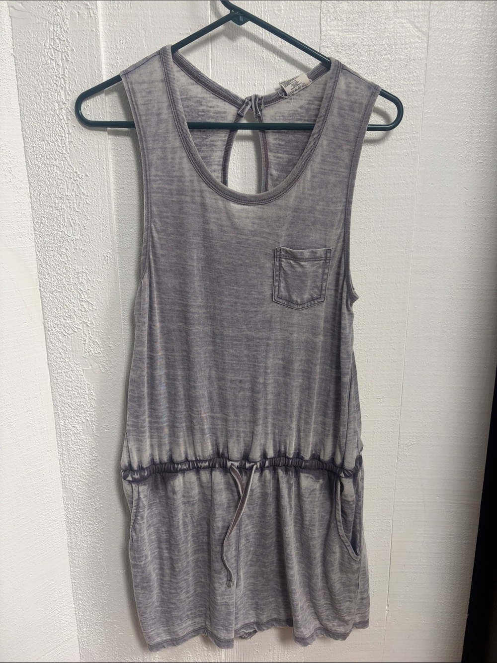 Casual purple/gray romper